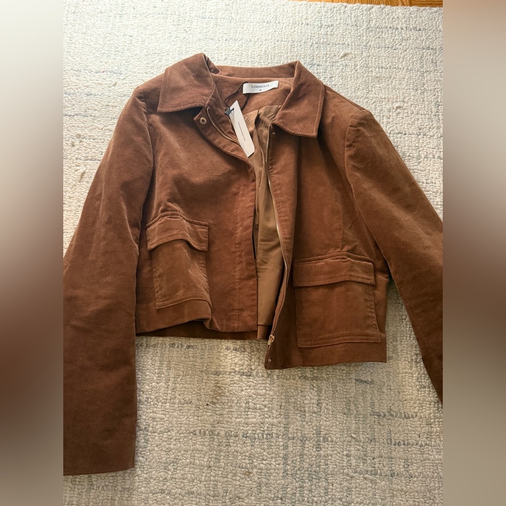 Commense Chocolate Utility Jacket - image 1